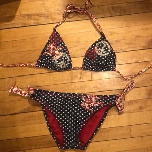 Lucky Brand Stars and Peace Bikini
